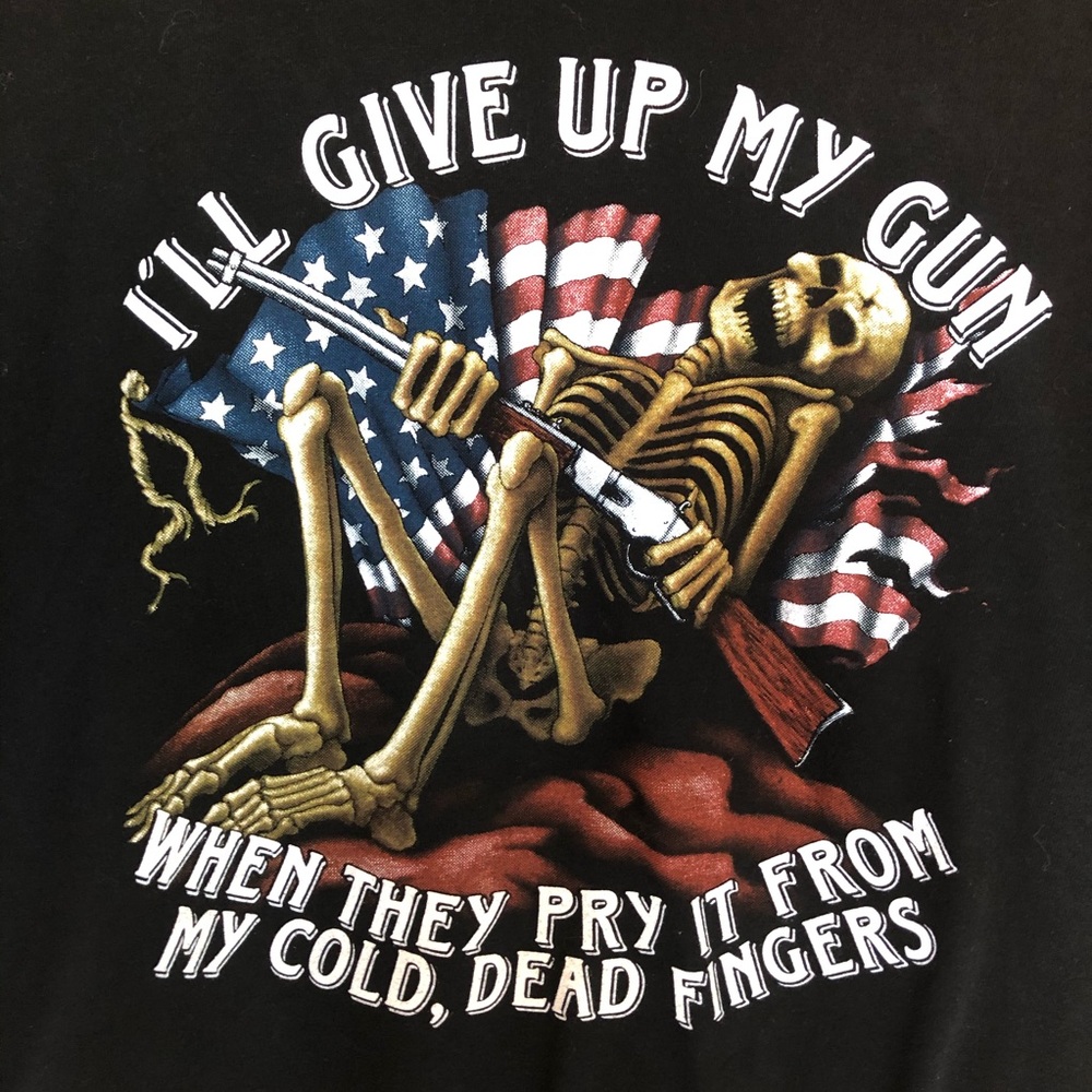 Vintage I'll Give Up My Gun When They Pry It TEe